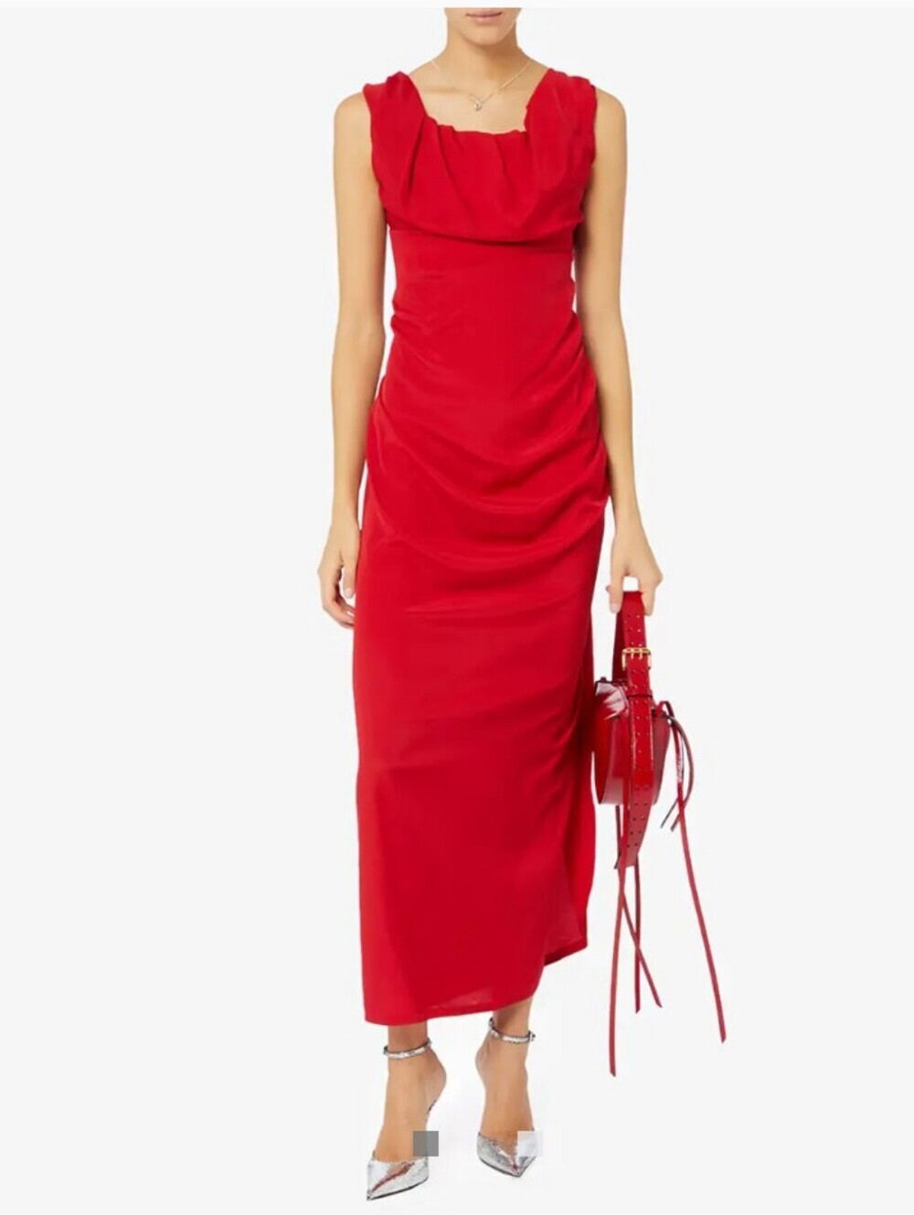 Vivienne Westwood Ginnie Pencil long dress in Ancient Rose size 10(46) BNWT